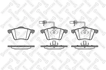 Комплект тормозных колодок, дисковый тормоз STELLOX купить